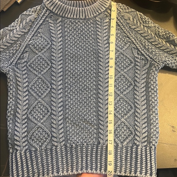 LL Bean Signature Cotton Fisherman Sweater - Picture 3 of 8